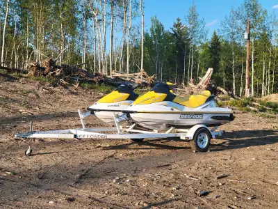 2007 & 2008 Seadoo GTI 130 with double trailer. One has 55 hours and one has 170 hours. If intereste...