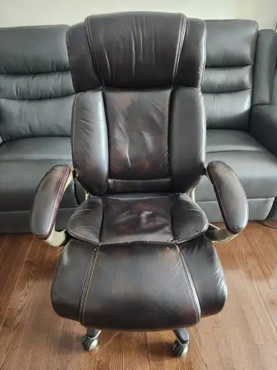 Costco High-Back Executive Leather Office Chair, View more