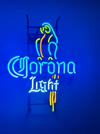 Vintage Corona Light Neon Bar Light Sign