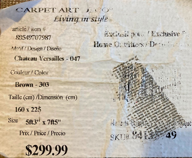 Area rug (5ft 3” x 7ft 5”) Rugs, Carpets & Runners London Kijiji