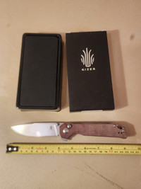 1 New Kizer Model Begleiter Folding Lock Blade Knife