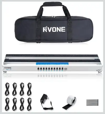 Guitar Pedal Board with Built-in Power Supply, Aluminum Alloy , View more