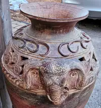 Grand vase amphore en terracotta