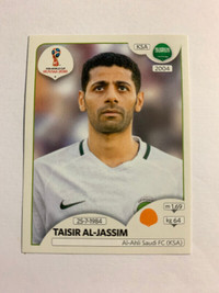 2018 PANINI FIFA WORLD CUP RUSSIA T. AL- JASSIM #62 SAUDI ARABIA