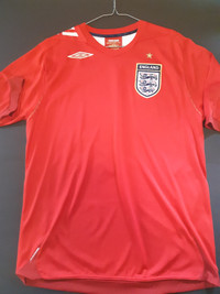 Vintage 2005 England Umbro Soccer Jersey Mens Size Large