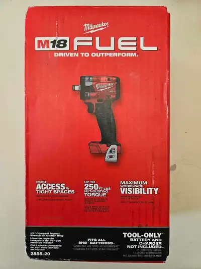 Milwaukee 1/2 impact wrench, View more