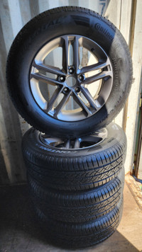 235/65 R17 Continental Tires on Alloy Rims