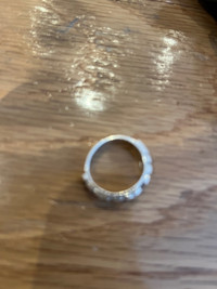 Laurier University Silver Ring size 4 $15