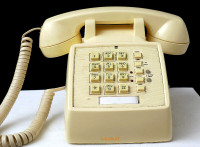 TWO LINE DESK TELEPHONE - OLD STYLE