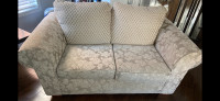 Beige Floral Pattern Love Seat (Please contact) 