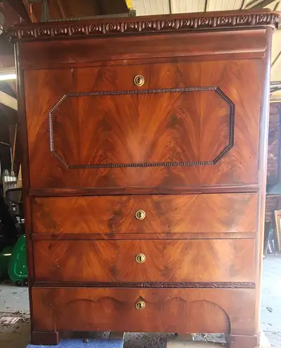 Antique Secretary Cabinet, View more
