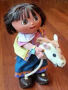 Kailan dress.Infant Girl's  Dress Set &  Dora Plush Pillow Doll
