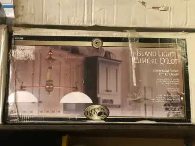 Pool table or island lights brand new in box (Hampton bay), View more