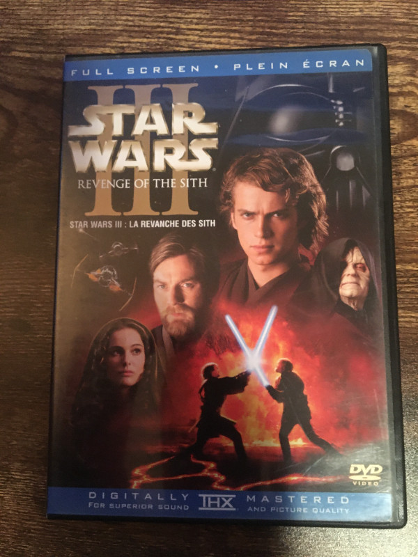 Star Wars III - Revenge of the Sith DVD dans CD, DVD et Blu-ray  à Ville de Montréal