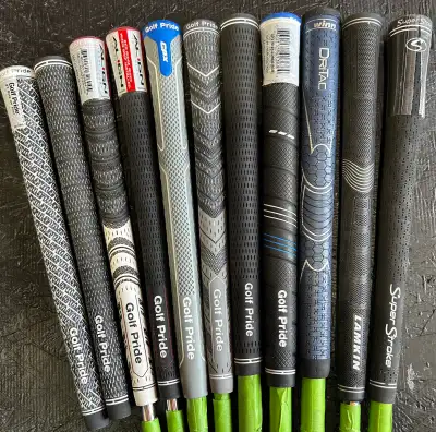 Authentic current golf grips and shafts, View more