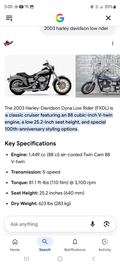 2003 Harley Davidson 100th Anniversary Edition Dyna Low Rider
