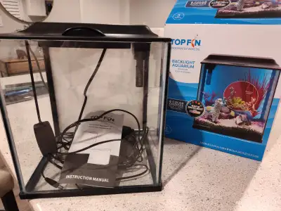 Fish tank for$25 firm. like new .multi colours light (7) .filter not included . like new used for 1...