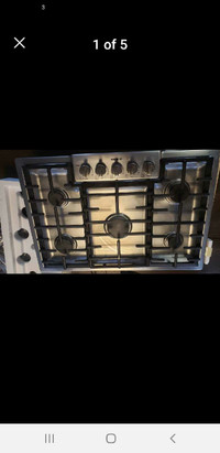 Bosch 30" Gas Cooktop Stainless Steel With 5 Burners