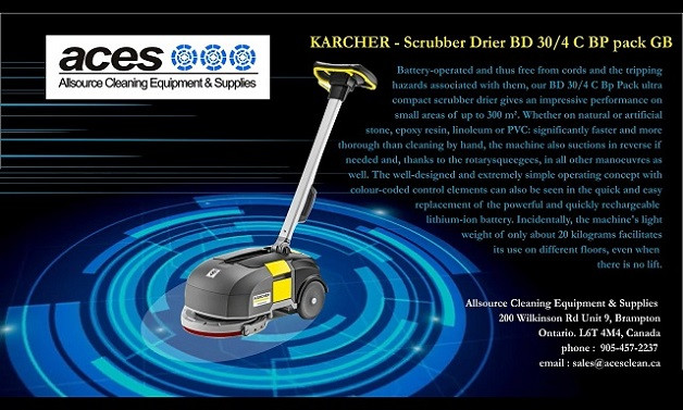 Karcher floor scrubber drier BD 30/4 C Bp Pack GB in Other Business & Industrial in Mississauga / Peel Region - Image 2