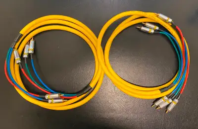 WireWorld RCA Video Component Gold Cables $75.00 47" Monster Video Component Gold Cables $30.00, 74"...