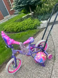 Disney princess bike, helmet & balance assisting clamp