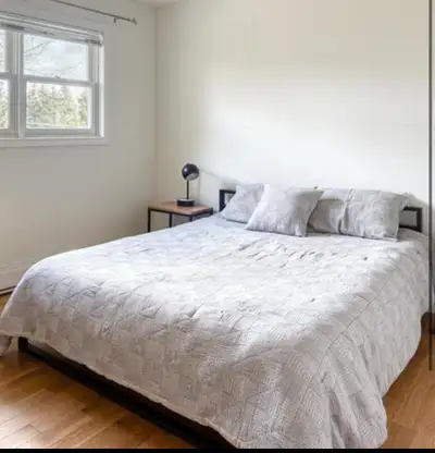 IKEA Mattress (Double) and Bed frame, View more