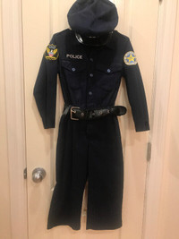 Police officer costume  4-6 years old