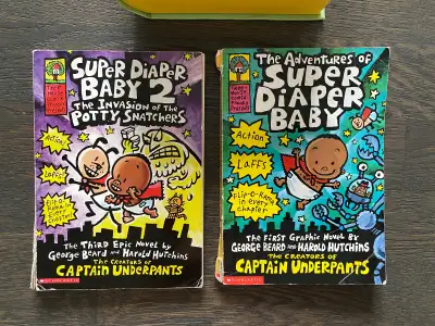 Super Diaper Baby Books (2 softcovers), View more