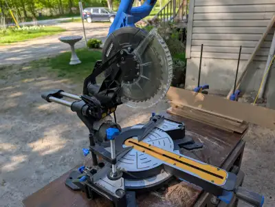 Mastercraft 10" dual bevel sliding mitre saw, View more