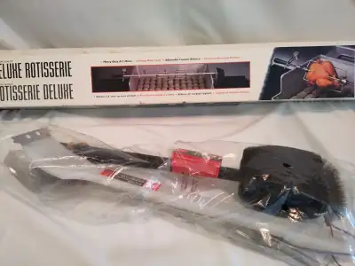 Deluxe BBQ rotisserie, View more