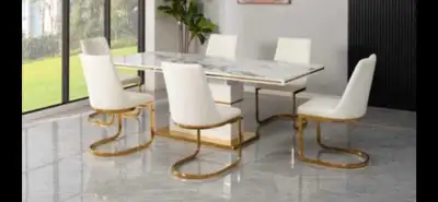 Marble Dining Table Set, View more