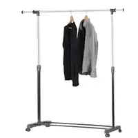 Sortwise Expandable Garment Rack Rolling Organizer Shelf