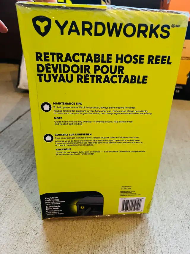 Yardworks Retractable Hose Reel570611581563719683