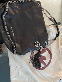 Michael kors bag leather with chain