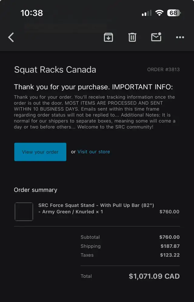 SRC Squat Rack and Pull Up Bar540707745379788805