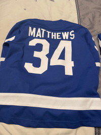 Kids Austin Matthew’s Leafs Jerseys
