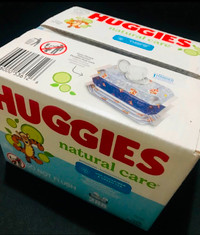 Huggies Natural Care Wipes with Cucumber & Green Tea (6 packs)
