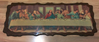 “The Last Supper” Plaque Wood Poster Size Print - $60