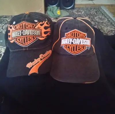 2 Harley Davidson baseball style caps 0ne size fits all, View more