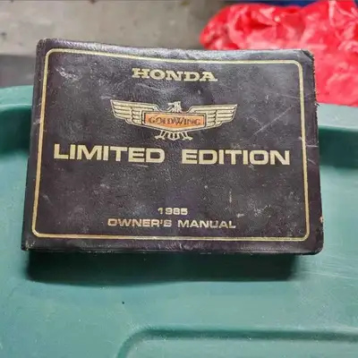 Gold wing 1985 owners manual