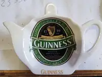 Teapot Shaped Tea Bag Holder Porcelain - Guinness