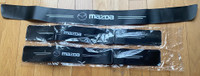 9 pcs Carbon Fiber Car Door Threshold Stickers For Mazda m3 CX5 