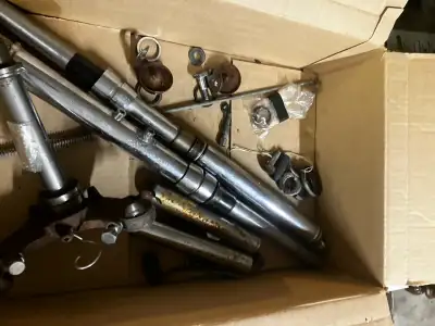 Left over misc parts for a Suzuki Stinger. What you see is what I have.