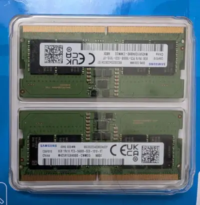 Samsung  8GB DDR5 SODIUM memory (2-pack), View more