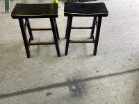 Counter height 23-1/2-24” black stools