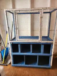 Nesting boxes and cage combo
