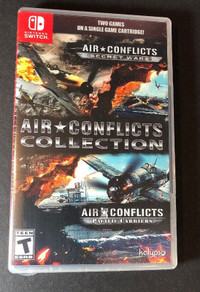 CASES ONLY Mario Cart Deluxe 6 and Air Conflicts Collection.