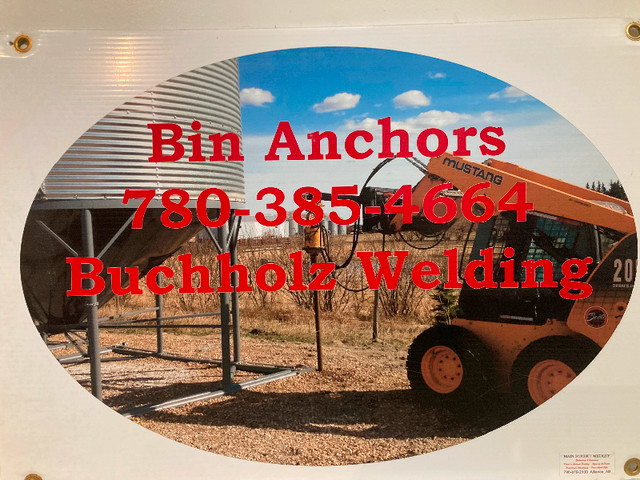 Bin anchors in Farming Equipment in Red Deer