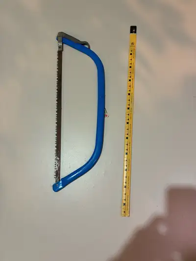 Bucksaw c/w new extra blade still in packaging Cash only Price firm