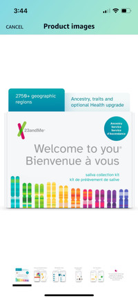 23andMe kit - brand new in box